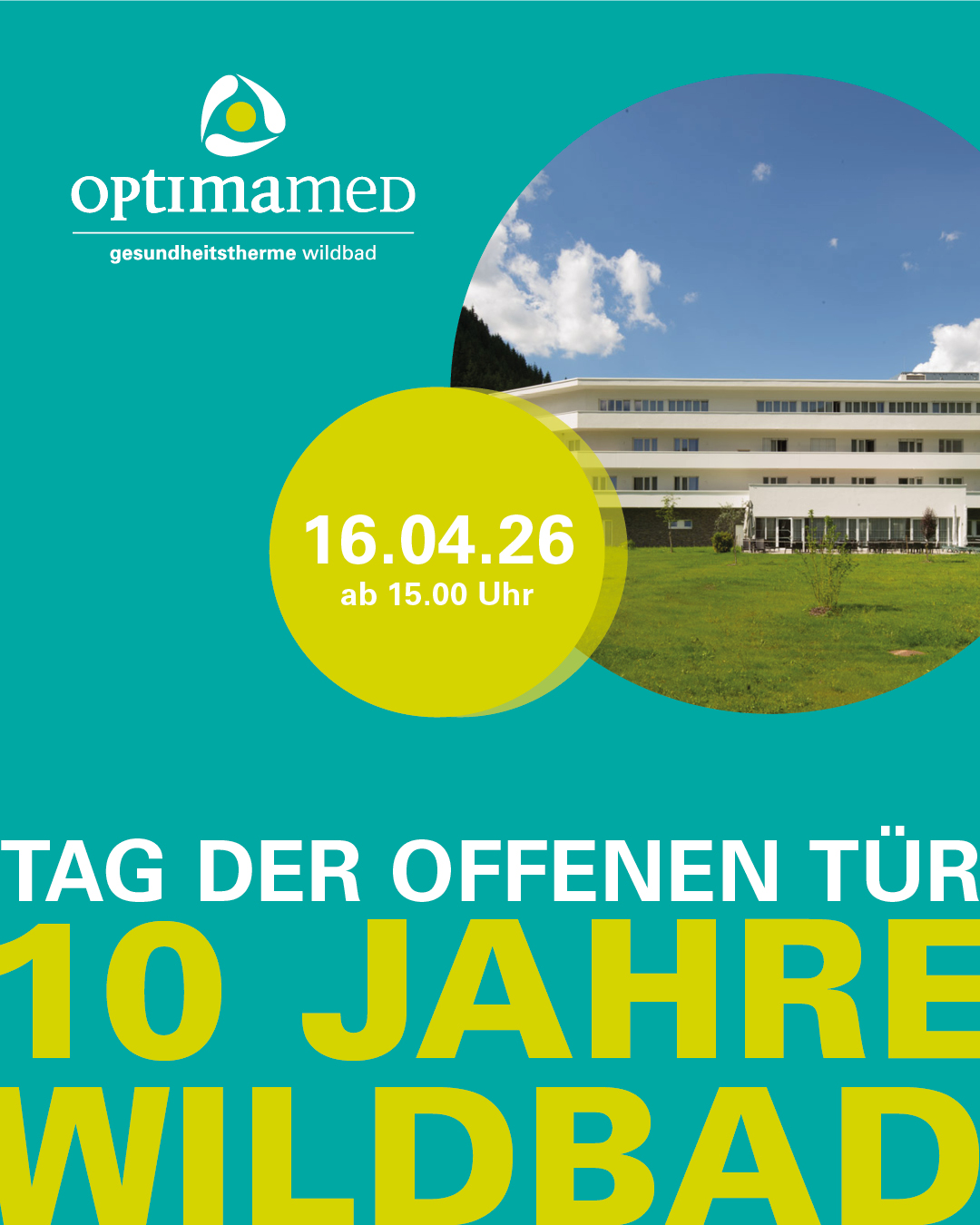 10 Jahre OptimaMed Rehazentrum Wildbad